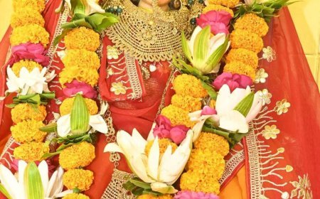 भैरूंदा में माँ बगलामुखी माई मंदिर: नवरात्रि में विशेष श्रृंगार, पूजा-पाठ और भंडारे का भव्य आयोजन