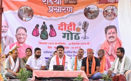 दीदी के गोठ कार्यक्रम में उप मुख्यमंत्री शामिल