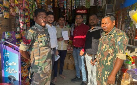 दंतेवाडा बचेली में तंबाकू नियंत्रण अभियान: 13 दुकानों पर चालान, स्वास्थ्य सुरक्षा को मिली मजबूती