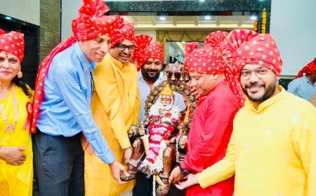 अग्रसेन जयंती पर छत्तीसगढ़ी अग्रवाल समाज ने भव्य पूजा-अर्चना और शोभायात्रा का आयोजन