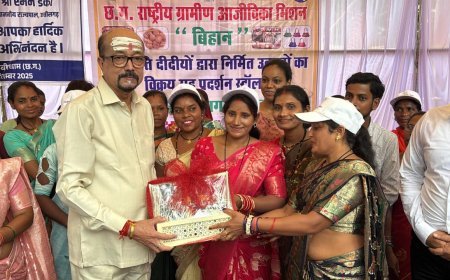 भोरमदेव मंदिर परिसर में राज्यपाल रमेन डेका ने बिहान स्टॉलों का किया अवलोकन, लखपति दीदियों से की मुलाकात