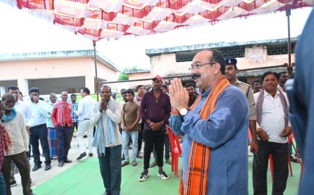 उप मुख्यमंत्री अरुण साव ने लोरमी में जनचौपाल लगाकर सुनी जनता की समस्याएं, 94 लाख के विकास कार्यों की घोषणा