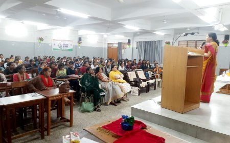 राष्ट्रीय पोषण माह 2025: एसजीएस कन्या महाविद्यालय में सुपोषण पर व्याख्यान एवं क्विज प्रतियोगिता आयोजित