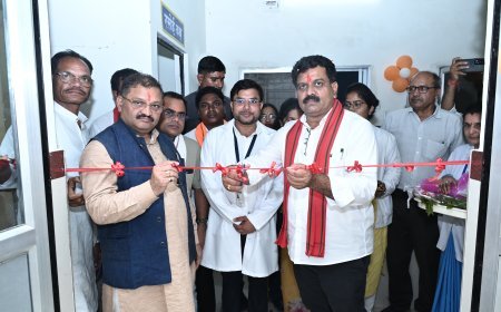 बोड़ला में उपमुख्यमंत्री विजय शर्मा ने आधुनिक सोनोग्राफी मशीन का शुभारंभ, ग्रामीणों को मिलेगी स्थानीय जांच सुविधा