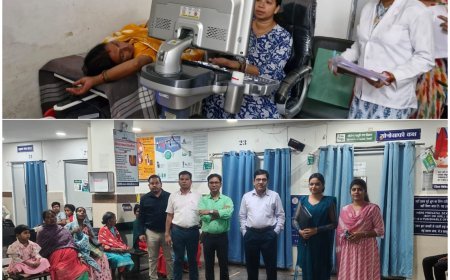 जिला चिकित्सालय कोण्डागांव में प्रधानमंत्री सुरक्षित मातृत्व अभियान: 130 महिलाओं का स्वास्थ्य परीक्षण