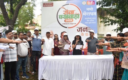 बालोद में ‘एक दिन-एक घंटा-एक साथ’ थीम पर गंगासागर तालाब में स्वच्छता अभियान आयोजित