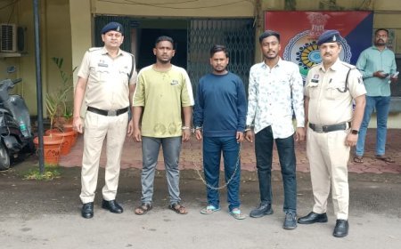 न्यायालय परिसर के बाहर मारपीट और चाकूबाजी करने वाले तीन आरोपी गिरफ्तार – एक हिस्ट्रीशीटर शामिल