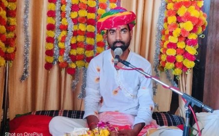 नवरात्रि में भागवत महापुराण का रसपान, महागांव जदीद में हुआ श्री कृष्ण महारास का वर्णन