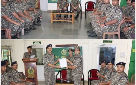 आईटीबीपी कोंडागांव में हिंदी पखवाड़े का समापन, विजेताओं को किया गया सम्मानित