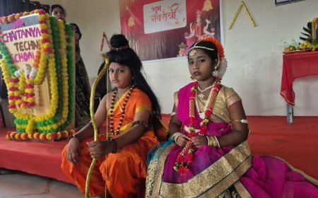 श्री चैतन्य टेक्नो स्कूल, भिलाई में नवरात्रि उत्सव और 'स्कोर परीक्षा' का सफल आयोजन