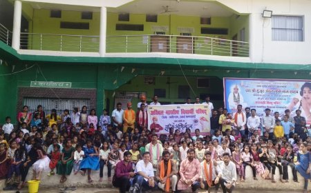 अभाविप ने पांडातराई में कराया 301 कन्याओं का कन्या भोज, नवरात्र में सामाजिक समरसता का संदेश