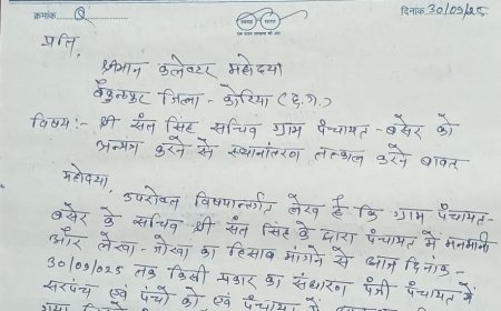 ग्राम पंचायत बसेर के ग्रामीणों ने सचिव को हटाने की मांग की, विकास कार्य ठप होने का लगाया आरोप