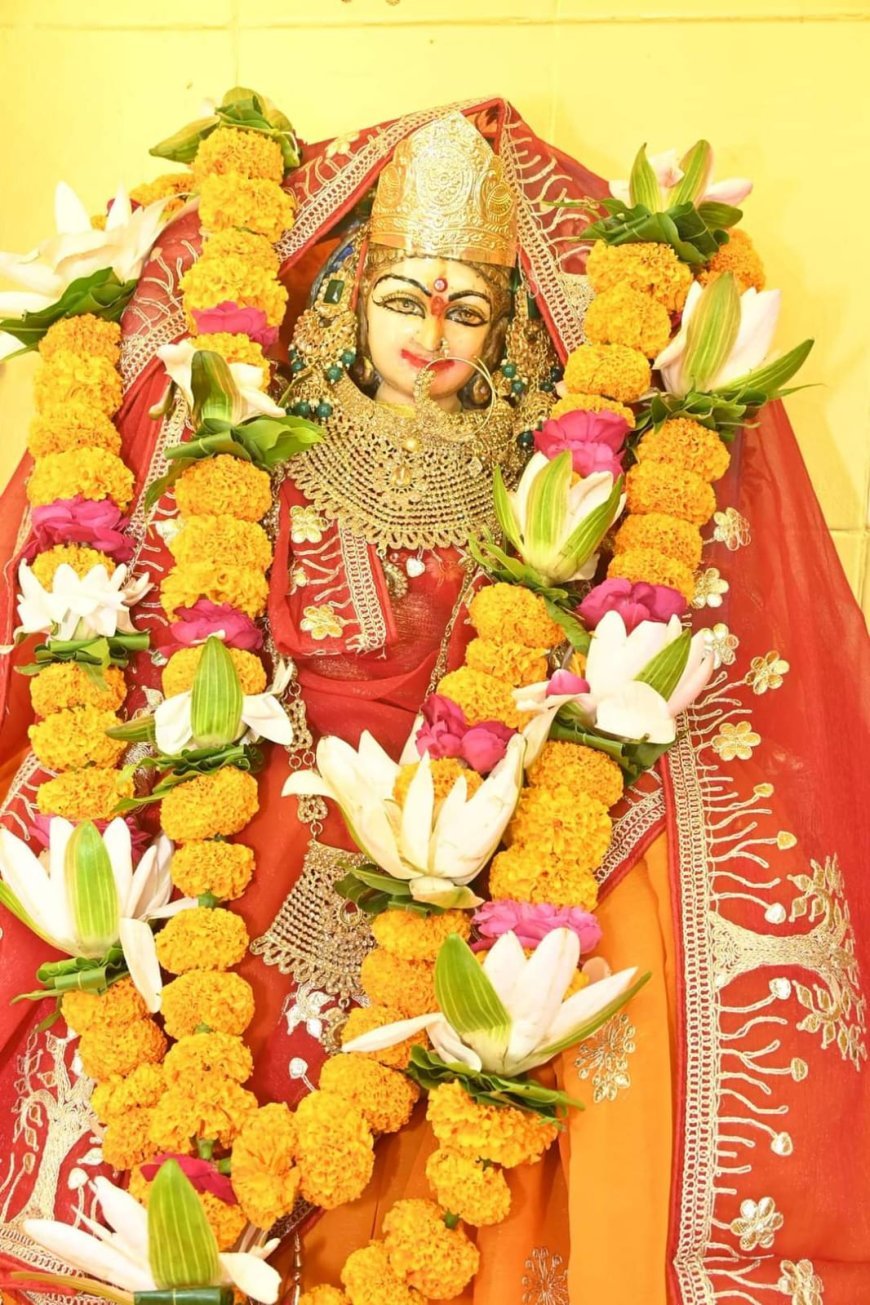भैरूंदा में माँ बगलामुखी माई मंदिर: नवरात्रि में विशेष श्रृंगार, पूजा-पाठ और भंडारे का भव्य आयोजन