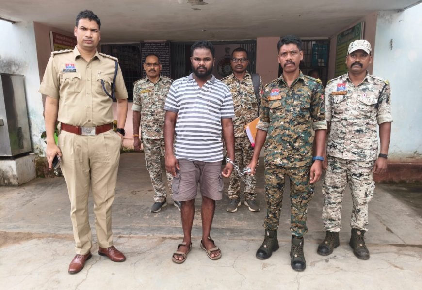 दहेज हत्या के आरोपी पति को माकड़ी पुलिस ने किया गिरफ्तार, जेल भेजा गया