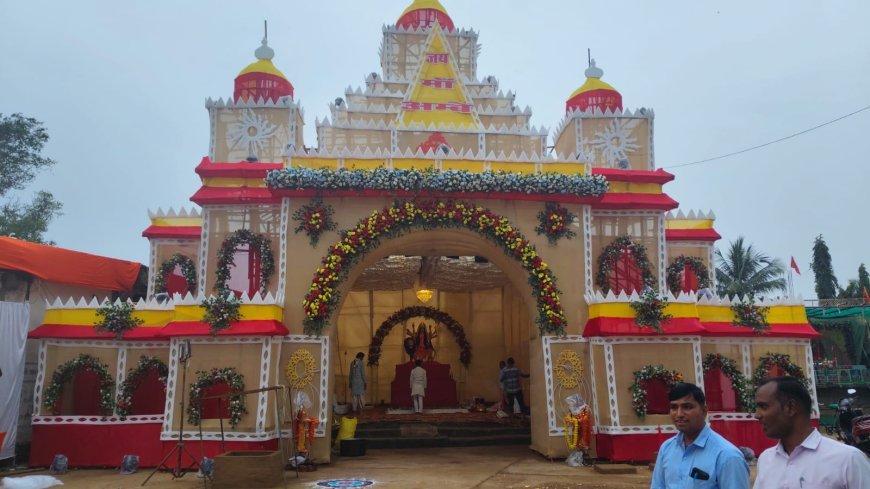 नगरी में भव्य शोभा यात्रा के साथ माता रानी की प्रतिमा स्थापित, 74वें नवदुर्गा एवं विजयदशमी महोत्सव का शानदार शुभारंभ