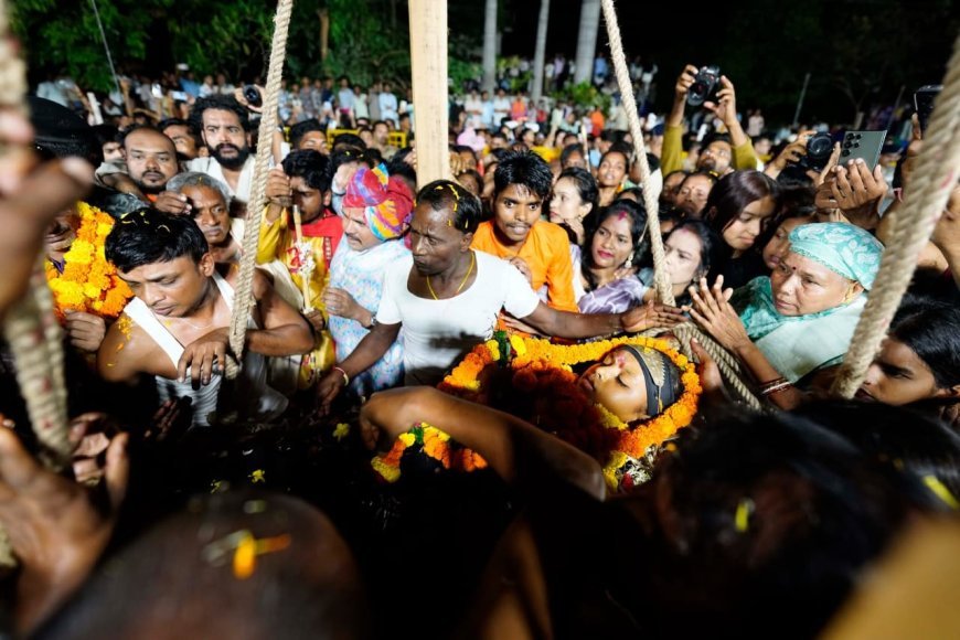 काछनगादी पूजा में काछनदेवी ने दी बस्तर दशहरा पर्व के निर्विघ्न आयोजन की अनुमति