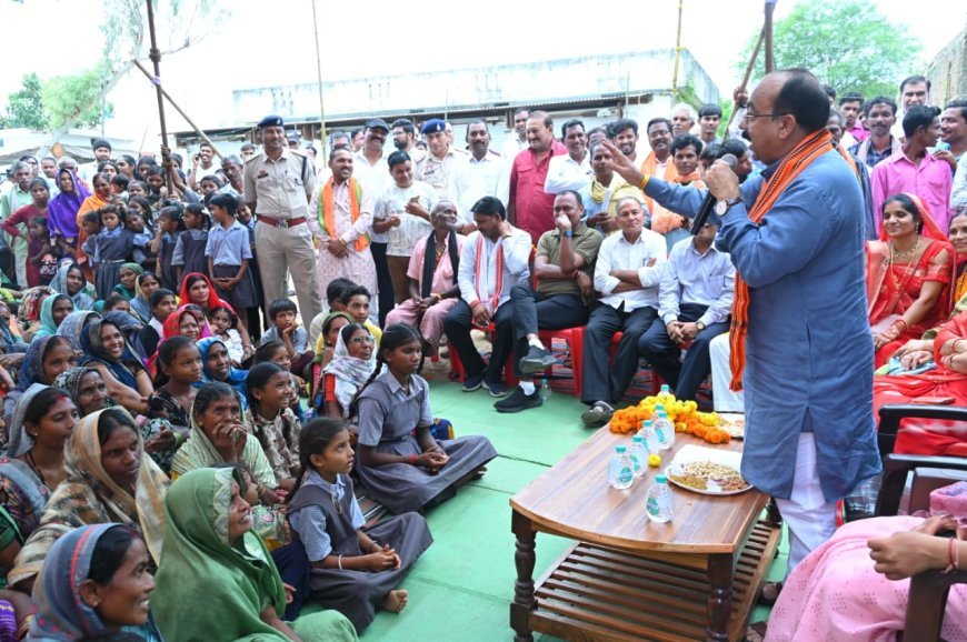 उप मुख्यमंत्री अरुण साव ने लोरमी के सात गांवों में जनचौपाल लगाकर सुनी समस्याएं, 94 लाख की विकास घोषणाएं — रावणभाठा मैदान के लिए 51.65 लाख की स्वीकृति