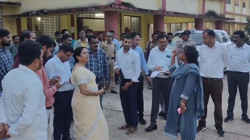 एकलव्य आदर्श आवासीय विद्यालय में छात्र आत्महत्या मामले पर कलेक्टर ने किया निरीक्षण, जांच के बाद होगी कार्यवाही