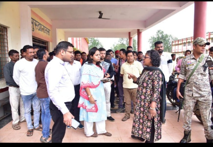 कलेक्टर ने एकलव्य आवासीय विद्यालय बेड़मा का किया निरीक्षण, दी व्यवस्थाओं सुधार के निर्देश
