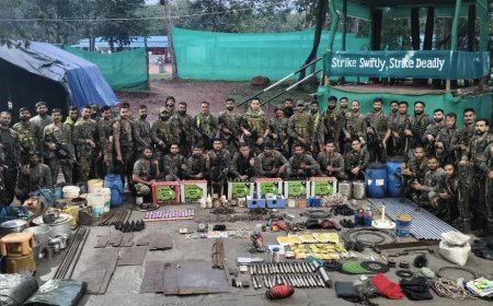 बीजापुर में नक्सलियों को करारा झटका: पामेड़ जंगलों से मिला मौत का जखीरा, कोबरा बटालियन ने नाकाम किए माओवादी मंसूबे