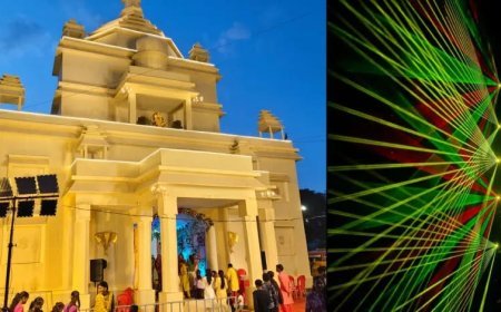 कवर्धा में महाअष्टमी पर महाप्रसादी वितरण और दशहरा पर लेज़र लाइट शो का विशेष आयोजन