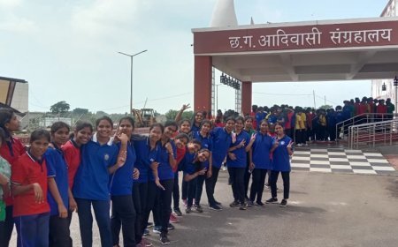 जवाहर नवोदय विद्यालय उड़ियाकला के विद्यार्थियों ने मुक्तांगन और जनजातीय संग्रहालय में जाना विरासत से विकास का विज्ञान