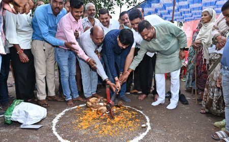 विधायक अनुज शर्मा ने आमासिवनी और कचना में 39.77 लाख रुपये के विकास कार्यों का किया भूमिपूजन