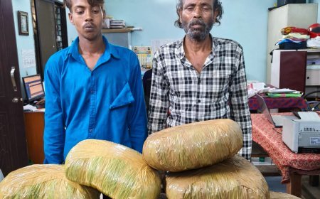 “ऑपरेशन निश्चय”: रायपुर पुलिस ने 11.756 किलो गांजा सहित 2 अंतर्राज्यीय आरोपी गिरफ्तार