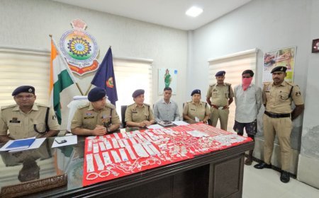छुईखदान ज्वेलरी चोरी का खुलासा: नाबालिग मास्टरमाइंड समेत एक गिरफ्तार, 6 लाख के जेवर बरामद