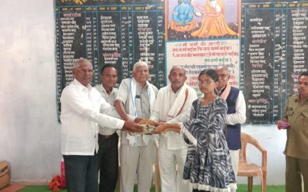 बनबगौद परिक्षेत्र ने कक्षा दसवीं में 9वां स्थान हासिल करने वाली कुमारी डिंपल साहू को किया सम्मानित