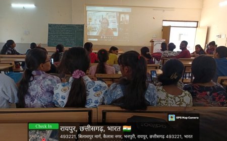 शहीद नंदकुमार पटेल कॉलेज में मानसिक स्वास्थ्य विषय पर ऑनलाइन व्याख्यान, विद्यार्थियों को मिले जीवन जीने के सकारात्मक उपाय