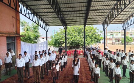 गुण्डरदेही में RSS शताब्दी समारोह: पथ संचलन, शक्ति प्रदर्शन और शस्त्र पूजा से हुआ गौरवपूर्ण आयोजन