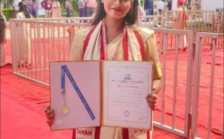 पिथौरा की बेटी शिवानी नायडू को बीएससी बायोटेक्नोलॉजी में स्वर्ण पदक, क्षेत्र का नाम किया रोशन