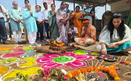 श्रीराम गौशाला में श्रद्धा और उल्लास के साथ हुआ गौवर्धन पूजन, जनप्रतिनिधियों ने दिया गौसंवर्धन का संदेश