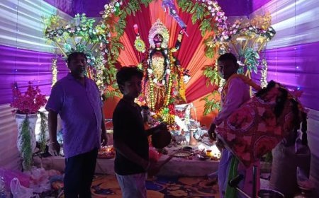 बचेली में भव्य काली पूजा — 38वें वर्ष भी उमड़ा भक्तों का जनसैलाब