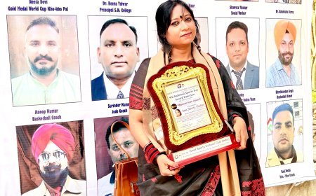 श्वेता ठाकुर को पंजाब अमृतसर में वूमेन आइकॉन नेशनल अवार्ड से सम्मानित