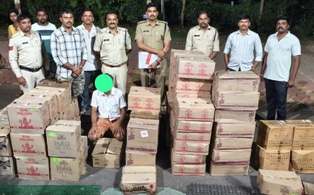 अलीराजपुर पुलिस की बड़ी कार्रवाई: चांदपुर में अवैध शराब की 93 पेटियाँ जब्त, एक आरोपी गिरफ्तार