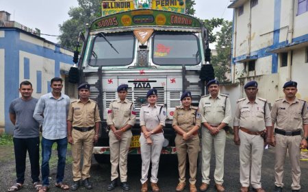 आलीराजपुर पुलिस की बड़ी कार्रवाई, ₹1.17 करोड़ की अवैध शराब और ट्रक जब्त — शराब माफिया पर बड़ा प्रहार