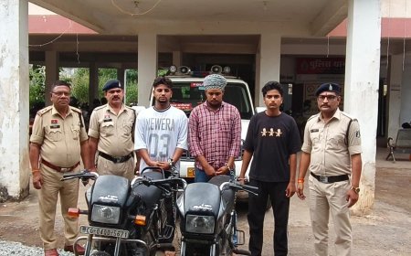 स्पा सेंटर डकैती कांड का खुलासा, रायपुर पुलिस ने 3 आरोपियों को भेजा जेल