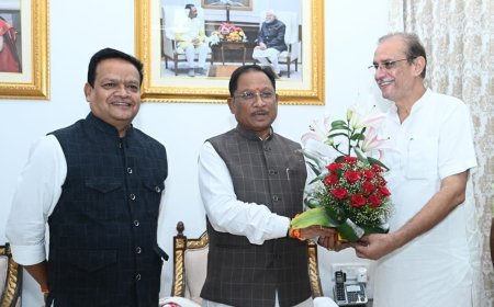 यज्ञदत्त शर्मा बने छत्तीसगढ़ राज्य लघु वनोपज संघ के उपाध्यक्ष, मुख्यमंत्री विष्णुदेव साय से की सौजन्य भेंट