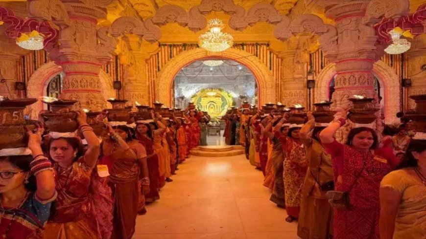 901 ज्योति कलशों के विसर्जन पर थमी रेल लाइन, रियासत काल से जारी डोंगरगढ़ की ऐतिहासिक परंपरा