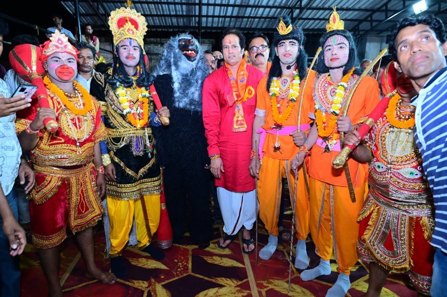 पूर्व विधायक विकास उपाध्याय ने विजयदशमी पर किया रावणदहन, कहा – रायपुर में हर घर राम का वास हो