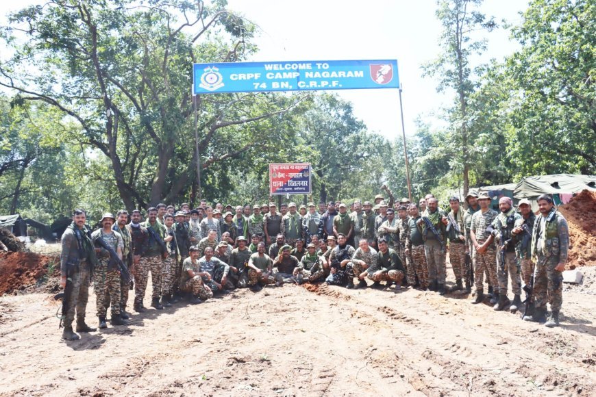 सुकमा के नक्सल प्रभावित नागाराम में “नियद नेल्ला नार” योजना के तहत नया सुरक्षा कैंप स्थापित, माओवादियों के खिलाफ अभियान को मिलेगी नई गति