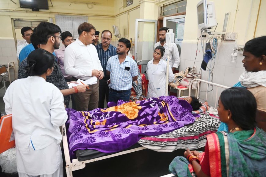 कलेक्टर गोपाल वर्मा ने जिला अस्पताल का किया निरीक्षण, प्रसूति वार्ड की क्षमता वृद्धि और बेहतर स्वास्थ्य सेवाओं के दिए निर्देश
