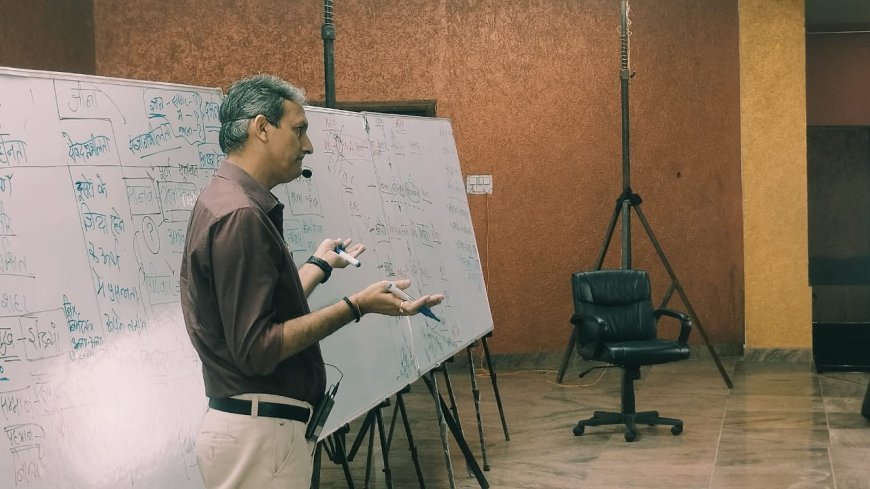 मनुष्य का समस्त प्रयास सुख की खोज में: श्री अग्रसेनधाम रायपुर में जीवन विद्या शिविर आरंभ