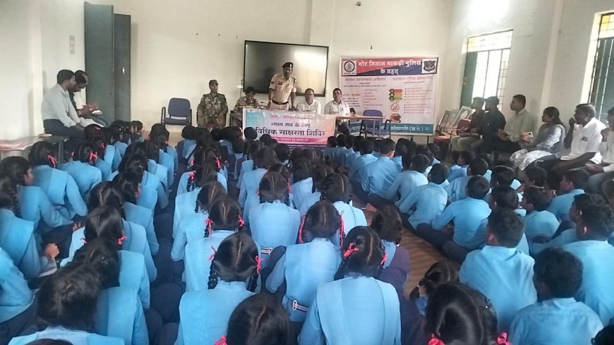 माकड़ी पुलिस ने हाई स्कूल ठेमगाँव में चलाया साइबर जागरूकता अभियान, छात्र-शिक्षकों को दी साइबर, महिला अपराध और नशामुक्ति की जानकारी