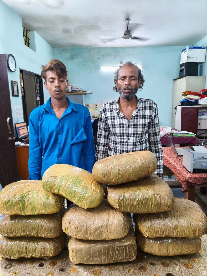 “ऑपरेशन निश्चय”: रायपुर पुलिस ने 11.756 किलो गांजा सहित 2 अंतर्राज्यीय आरोपी गिरफ्तार