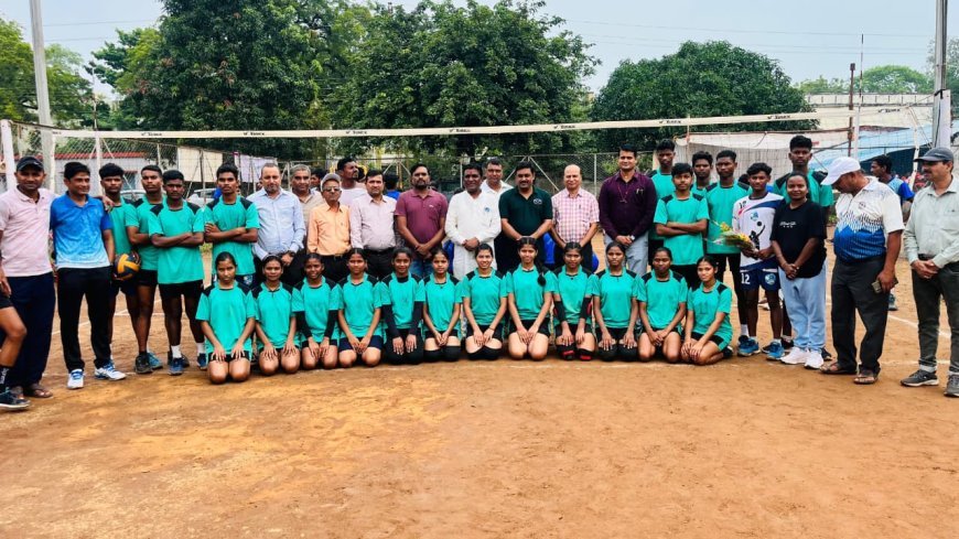 25वीं राज्य स्तरीय कीड़ा प्रतियोगिता में वॉलीबॉल का भव्य आयोजन, बालक-बालिका वर्ग की टीमों ने दिखाई खेल भावना