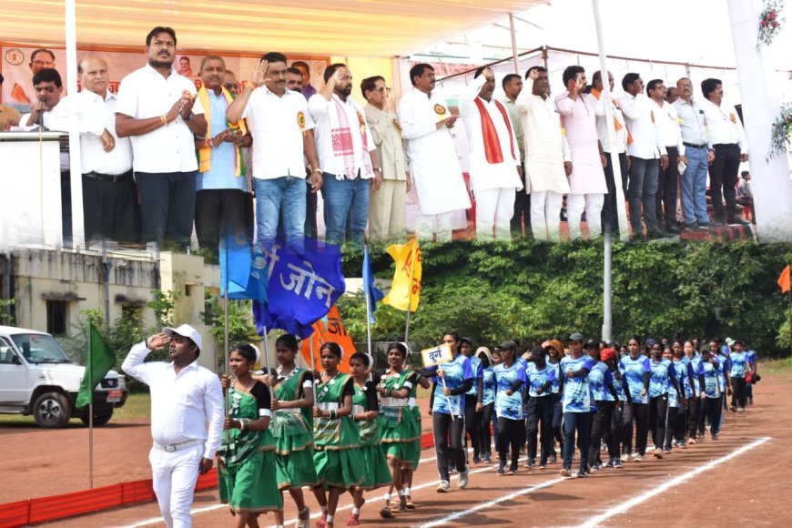 25वीं राज्य स्तरीय शालेय क्रीड़ा प्रतियोगिता का हुआ उत्साहपूर्ण समापन — दुर्ग संभाग ने जीती ओवरऑल चैम्पियनशिप