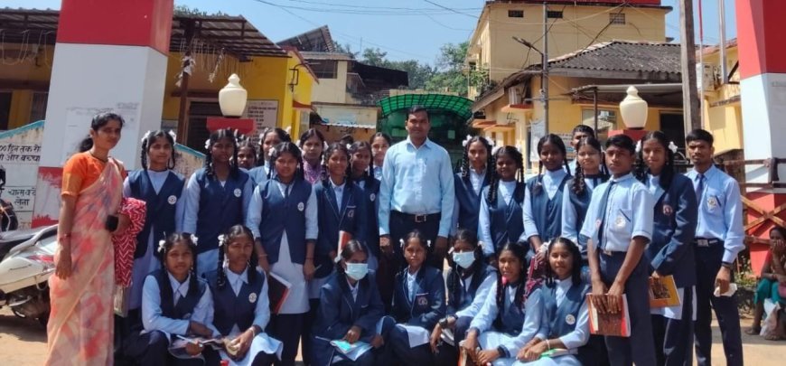 फरसगांव में हेल्थकेयर विद्यार्थियों का शैक्षणिक भ्रमण: सामुदायिक स्वास्थ्य केन्द्र में व्यावहारिक प्रशिक्षण